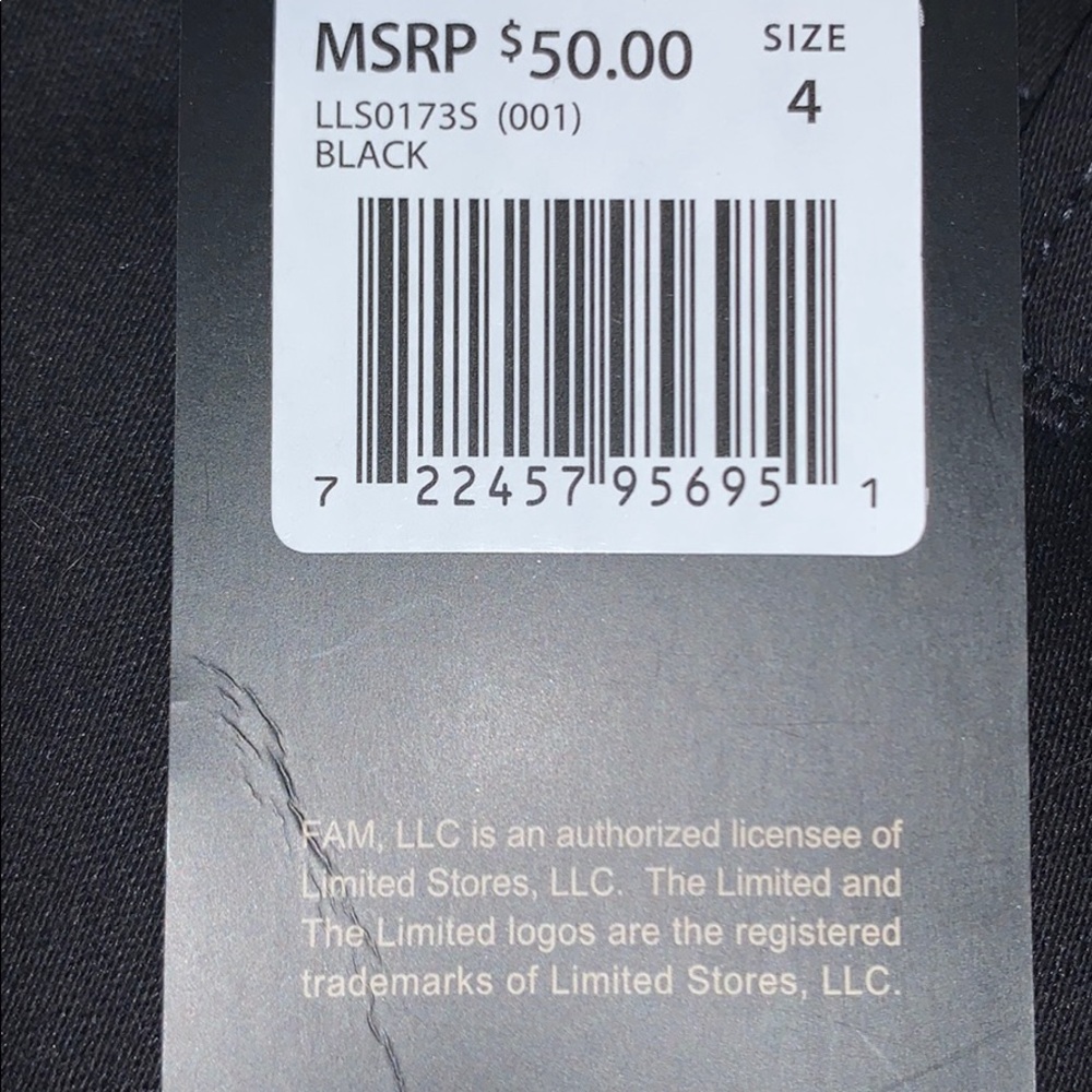 💕THE LIMITED⭐️NEW Tailored SHORT Black - Picture 5 of 8